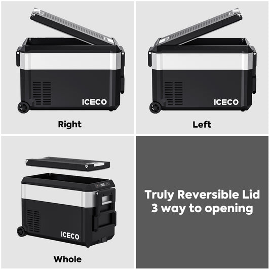 Pro Dual Zone Wheeled Portable Freezer 40 LT