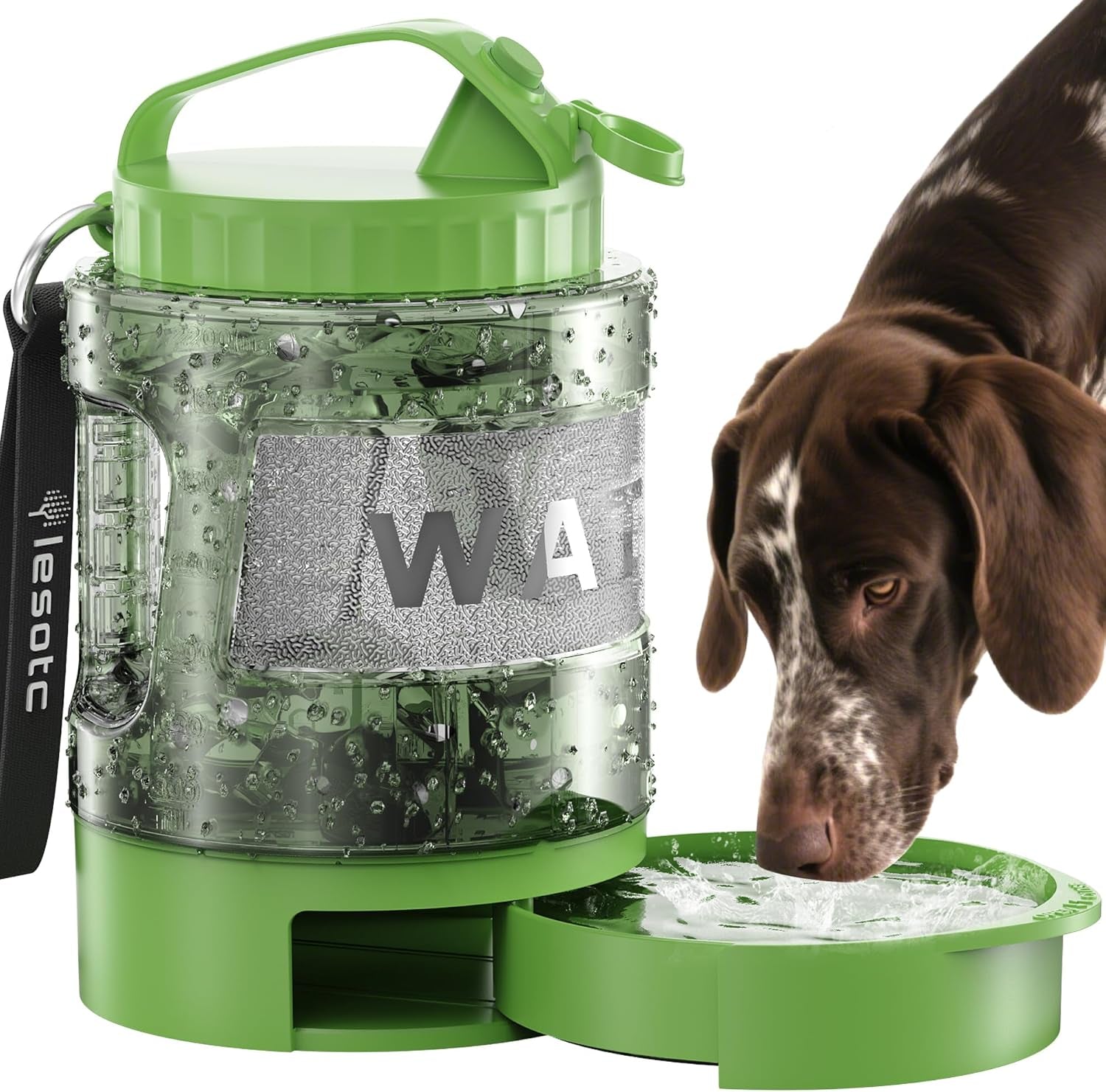 77oz Dog Travel Water Bottle
