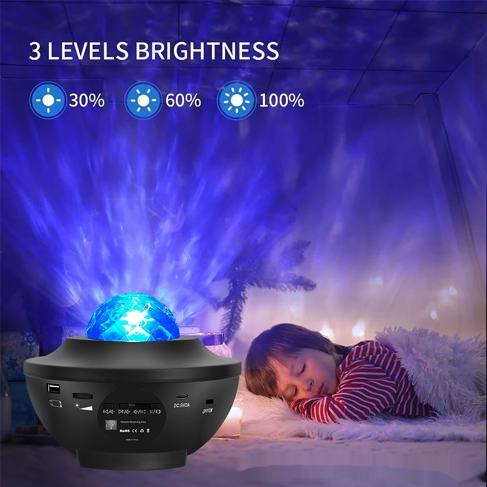 Starry Sky Projection Lamp USB Bluetooth Music