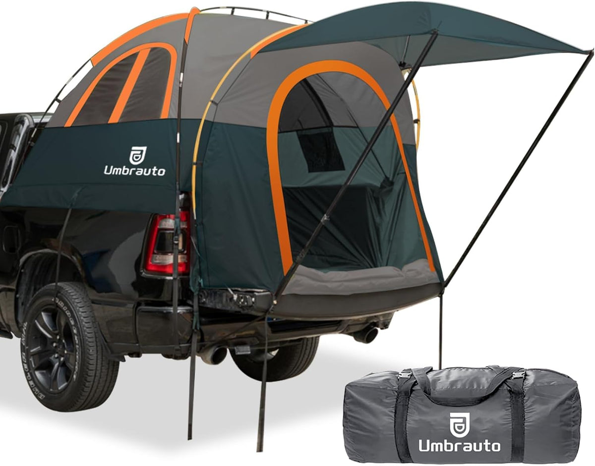 Truck Bed Tent with Awning, Fits 6.4-6.7 ft Truck Beds