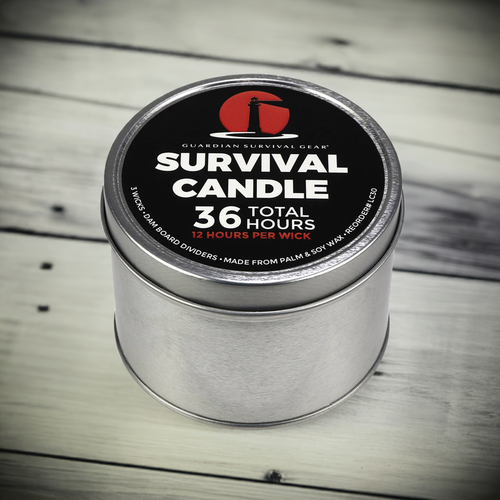 3-Wick 36-Hour Emergency Candle