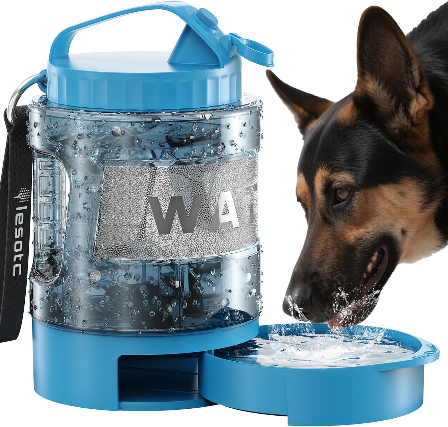 77oz Dog Travel Water Bottle