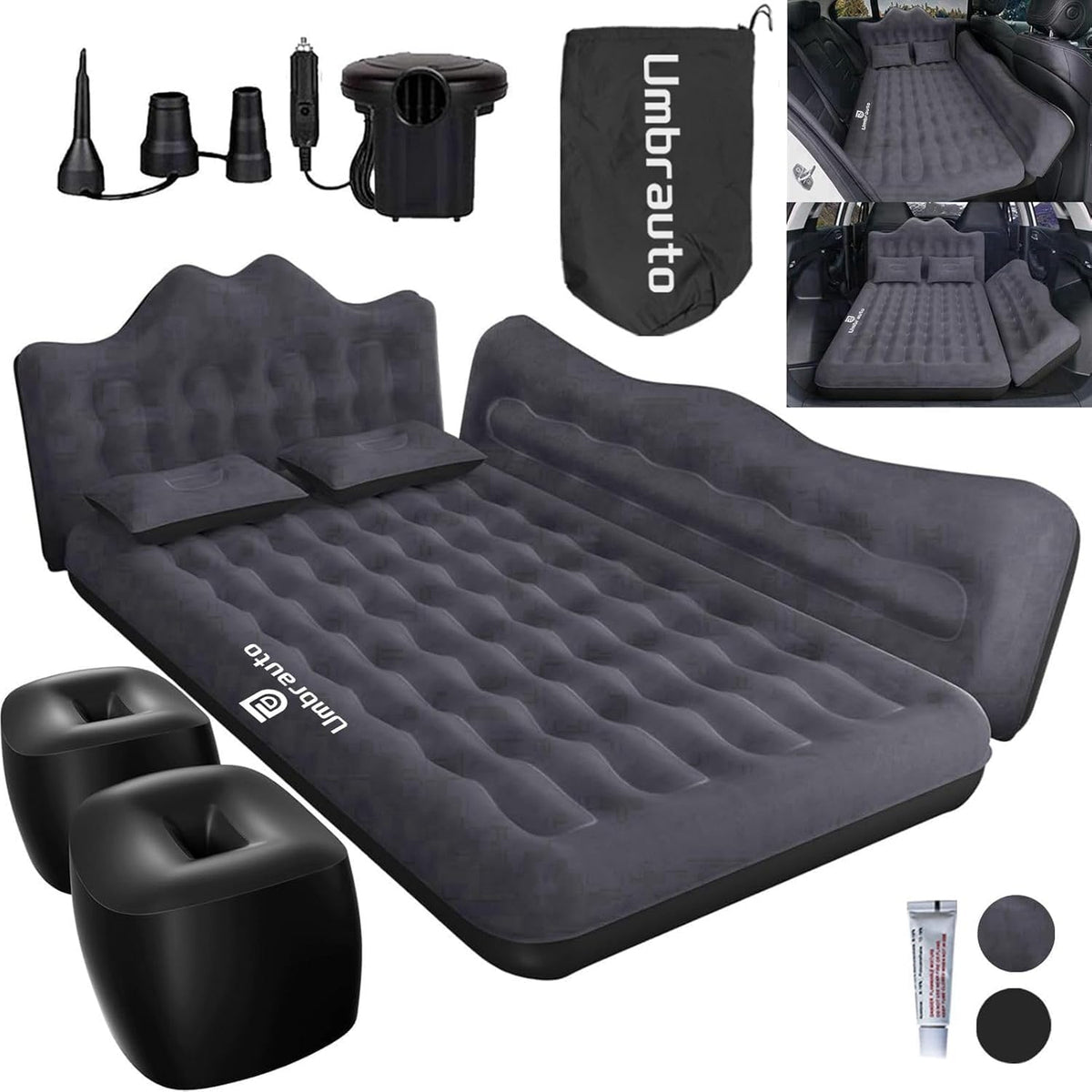 23.62in/60cm Truck Mattress Car & SUV Back Seat Camping Bed