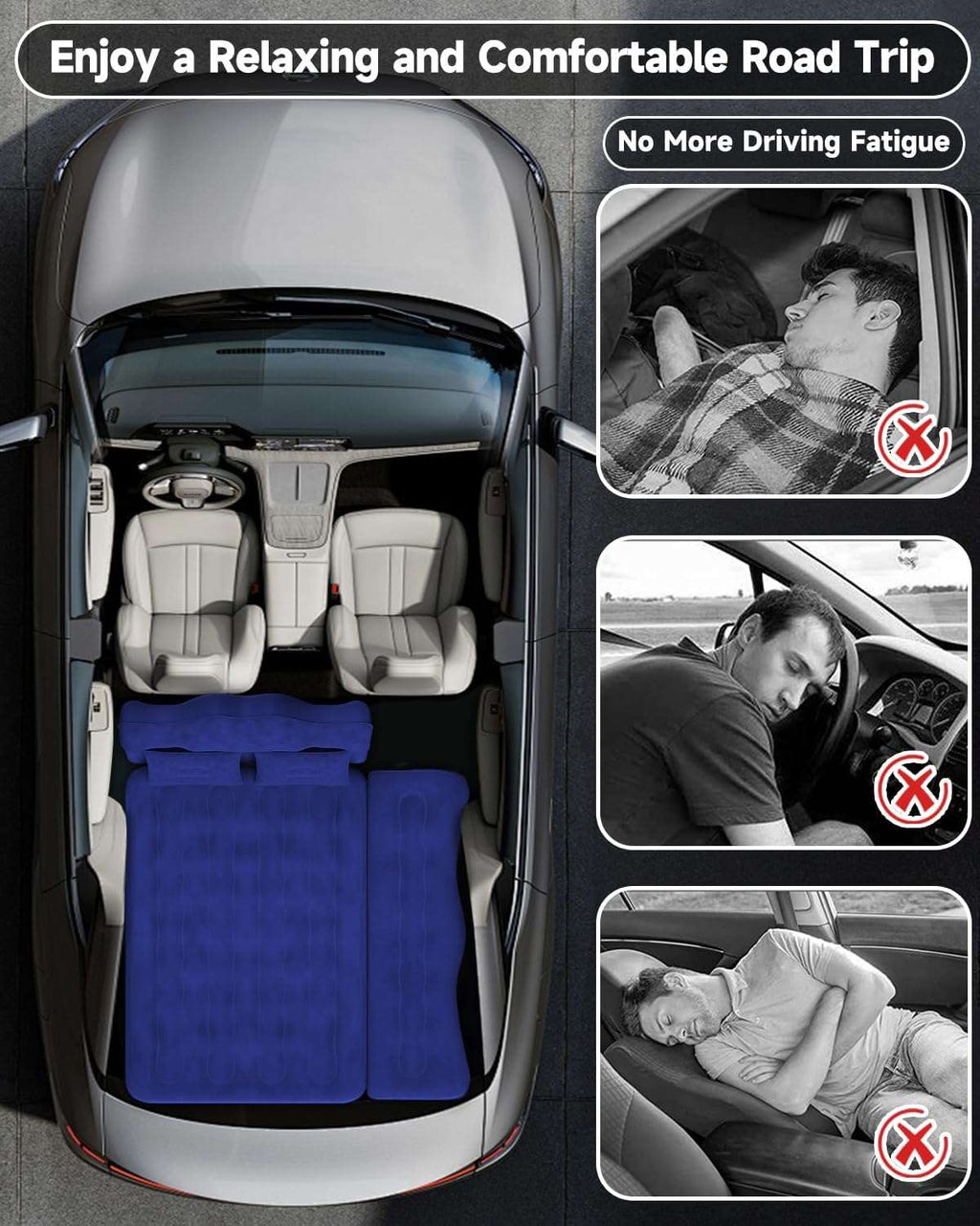 29.53in/75cm Wide Car Air Mattress I
