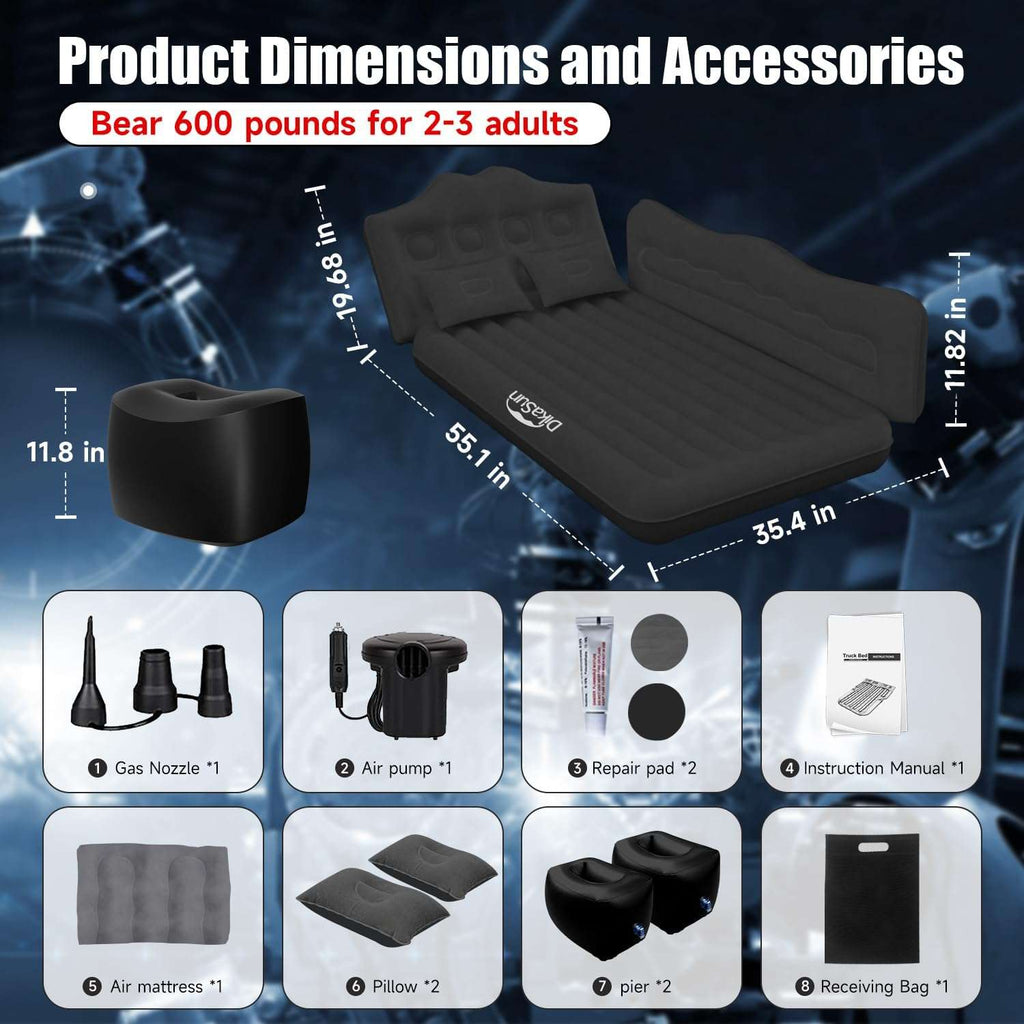 Thicken Backseat SUV/Car/Truck Air Mattress