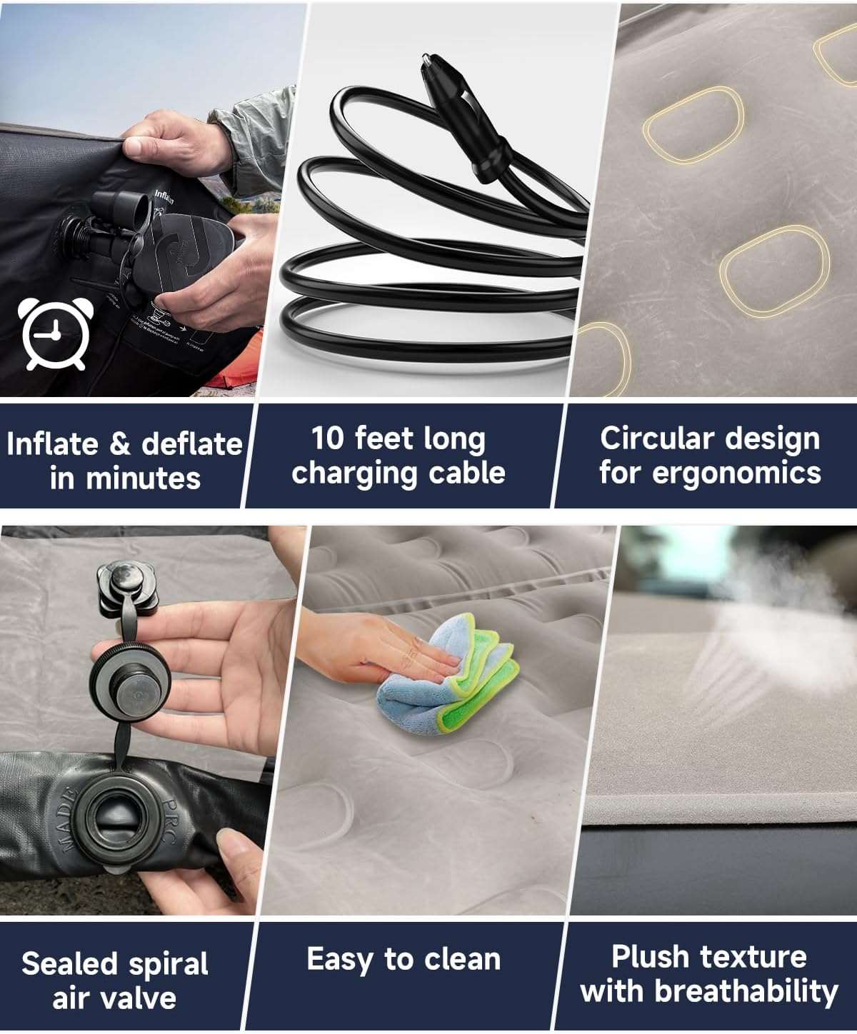 Thickened  SUV Back Trunk Air Mattress