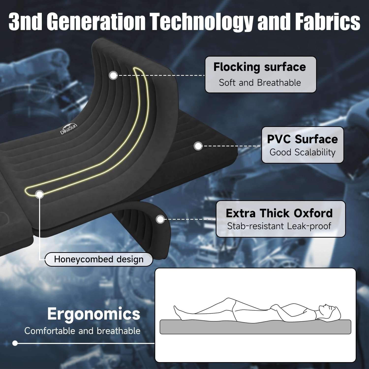Thicken Backseat SUV/Car/Truck Air Mattress