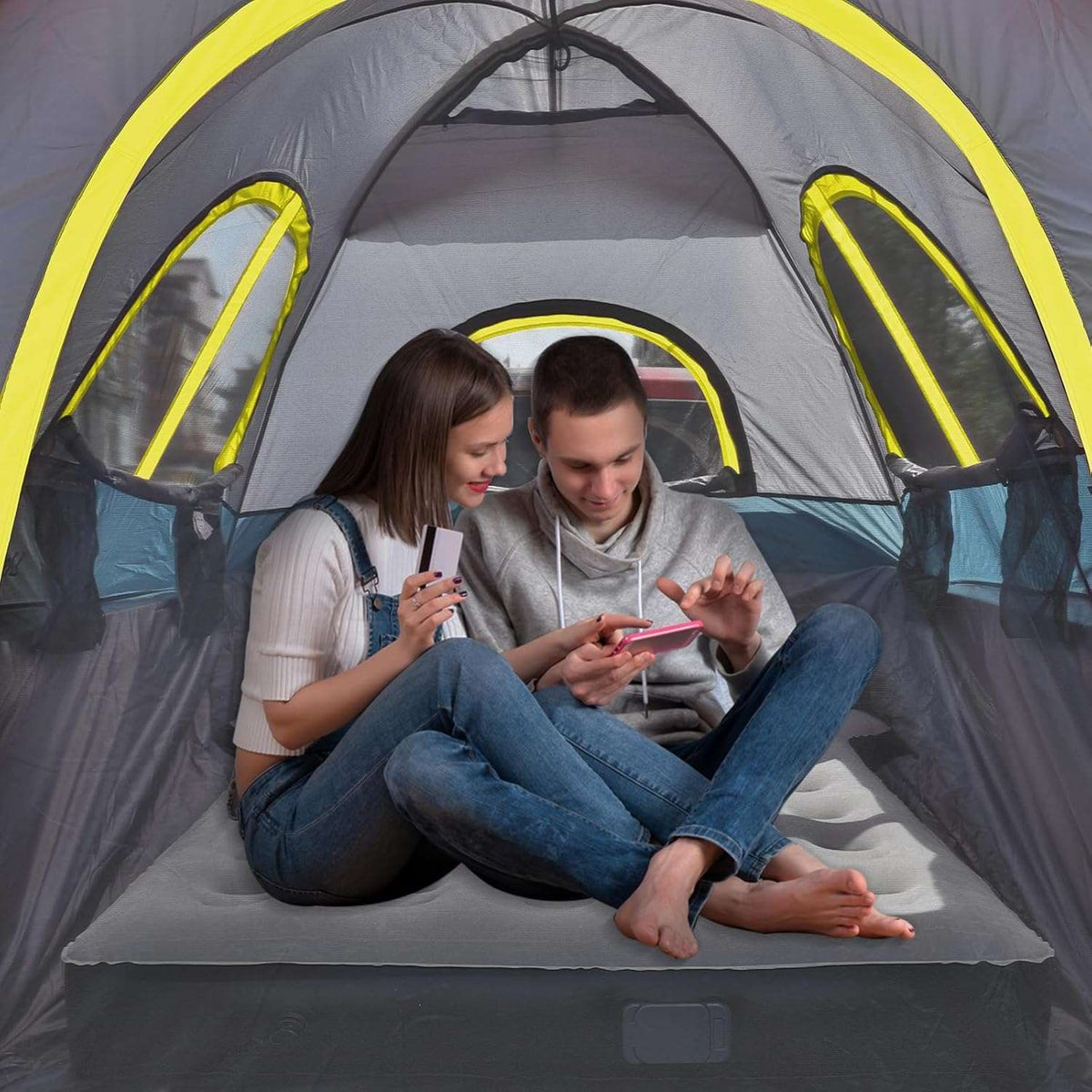Umbrauto Truck Bed Tent PU3000mm Waterproof Pickup Truck Tents