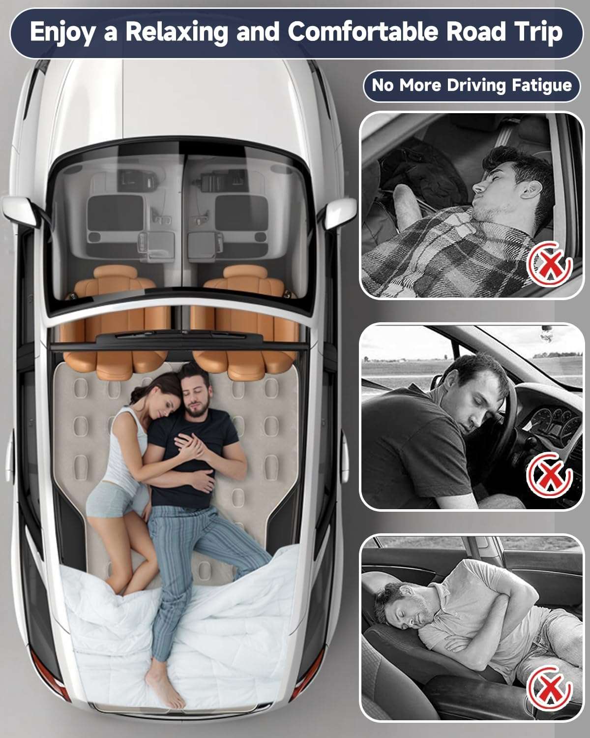 Thickened  SUV Back Trunk Air Mattress