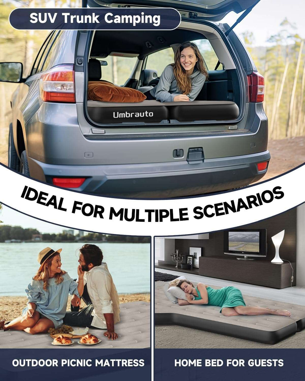 Thickened  SUV Back Trunk Air Mattress