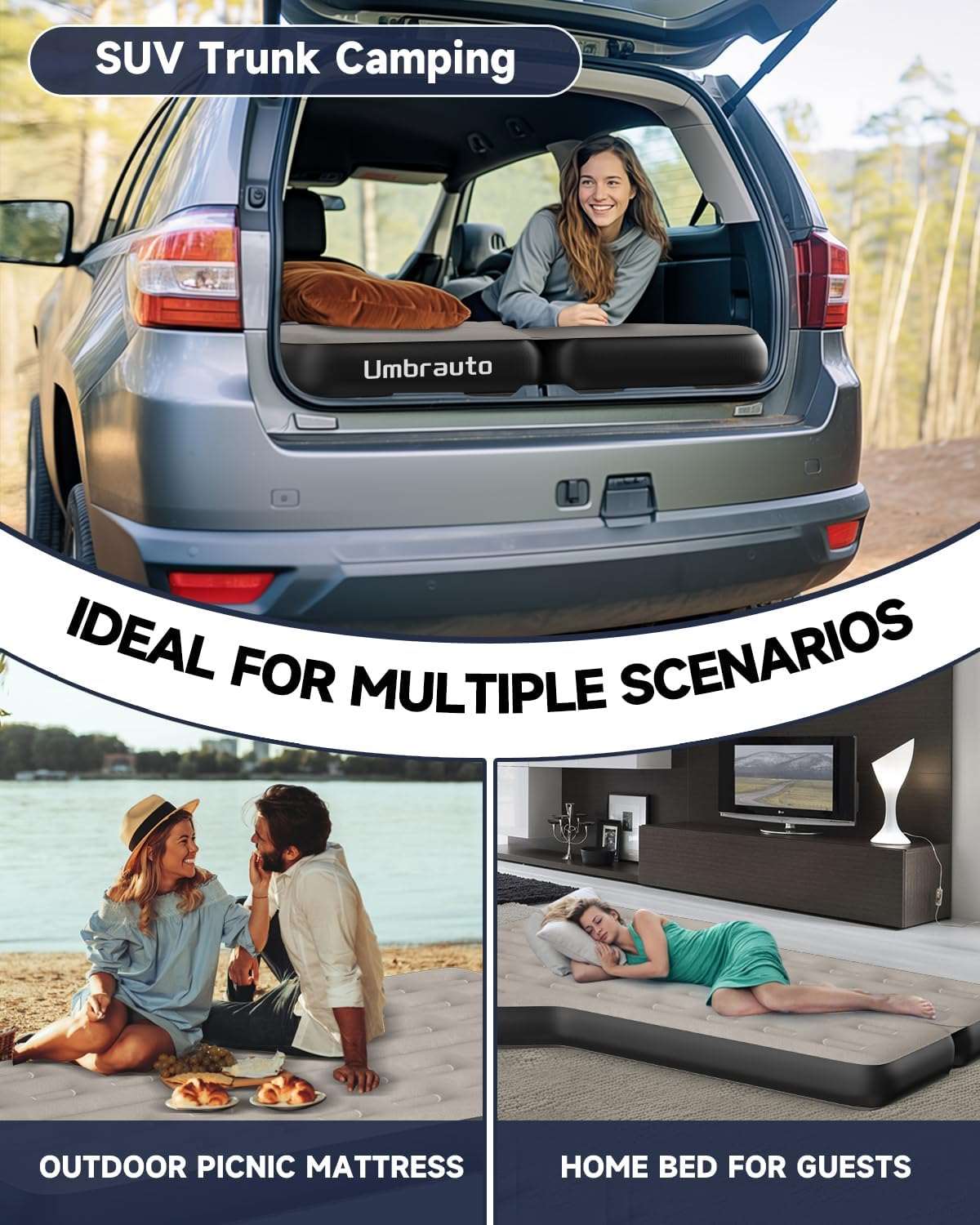 Thickened  SUV Back Trunk Air Mattress