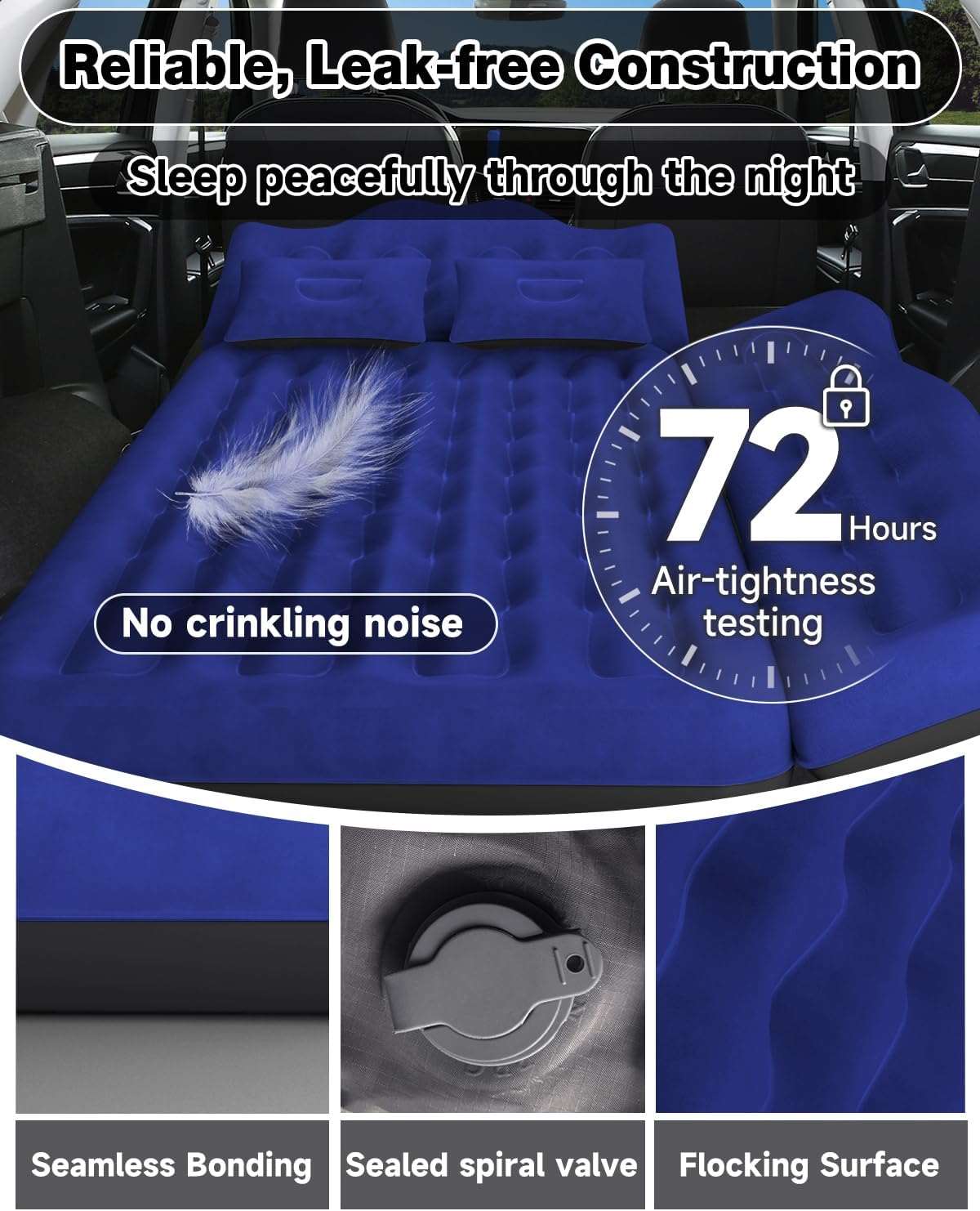 29.53in/75cm Wide Car Air Mattress I