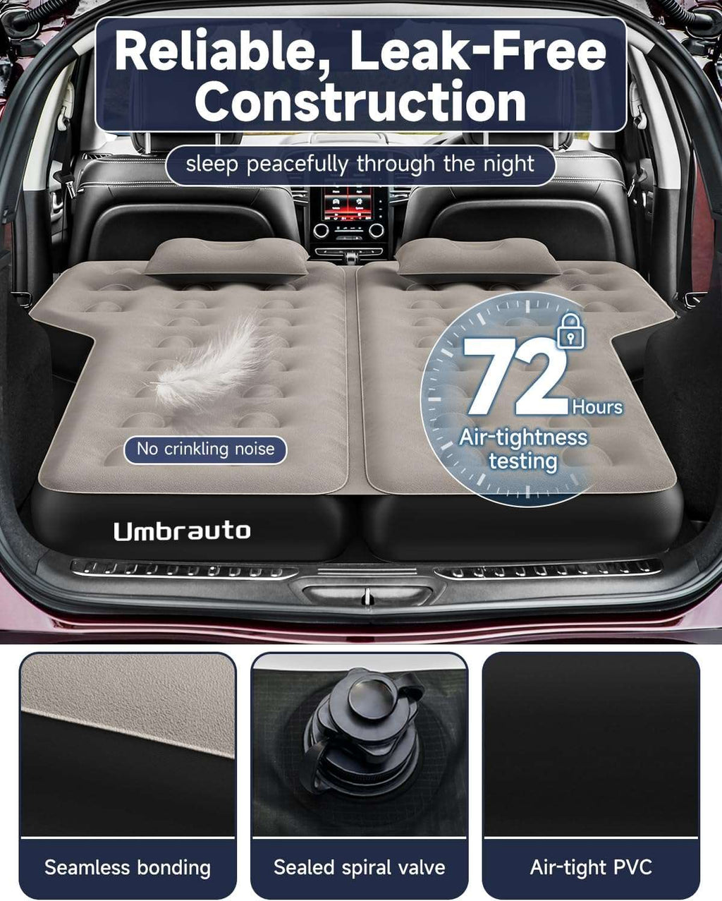 Thickened  SUV Back Trunk Air Mattress