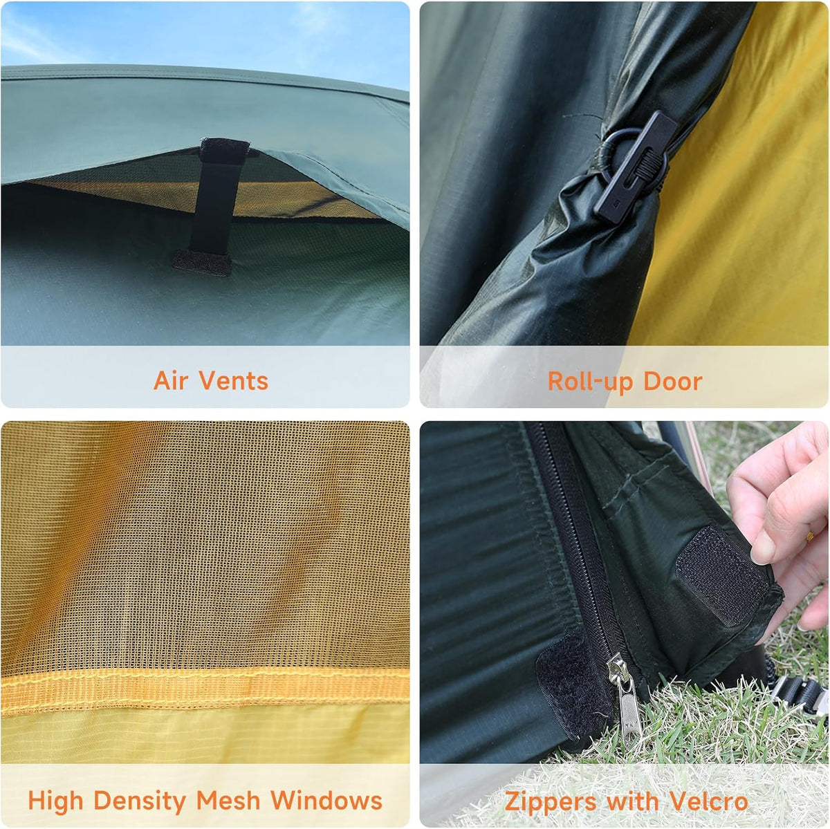 4 Person Ultralight Camping Tent Waterproof 3-Season Dome Tent