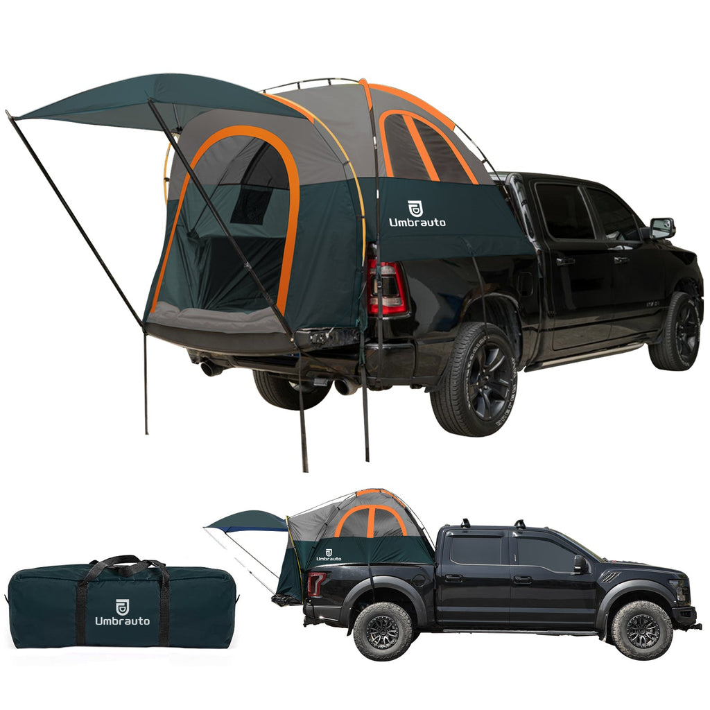 Truck Bed Tent with Awning, Fits 6.4-6.7 ft Truck Beds