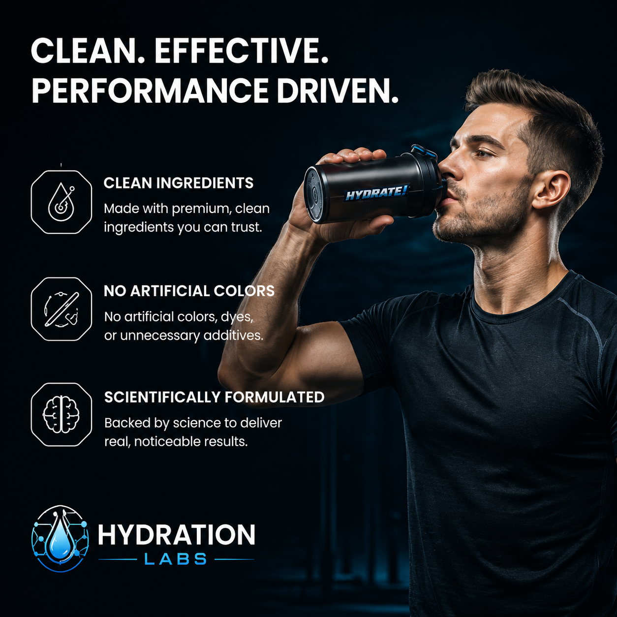 HYDRATE! (Passion Fruit) Advanced Electrolyte Hydration Powder