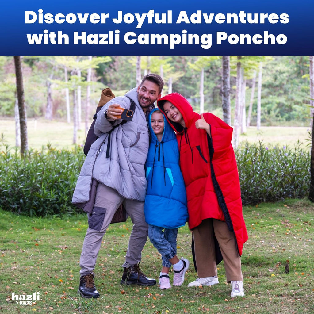 Wearable Poncho Blanket  Hooded Windproof