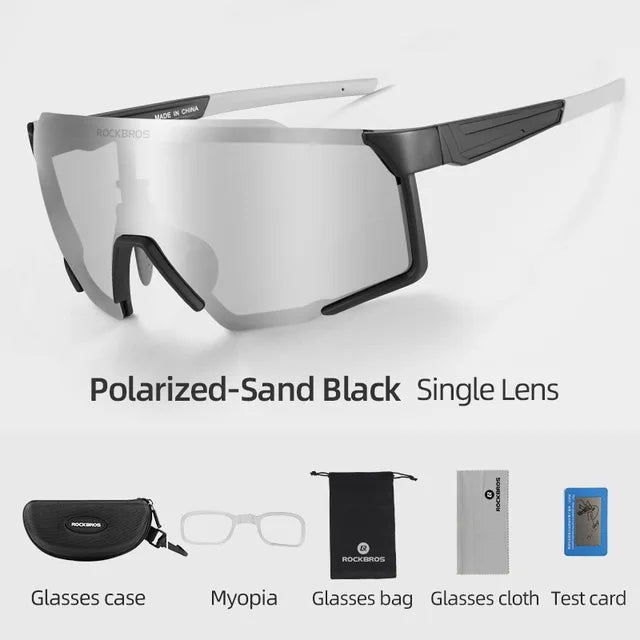 Polarized Cycling Glasses  Clear Bike
