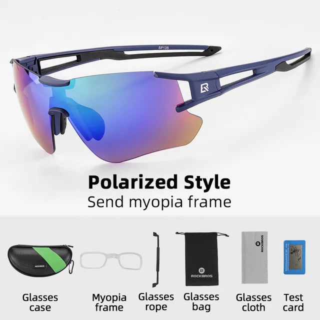 Polarized Cycling Glasses  Clear Bike