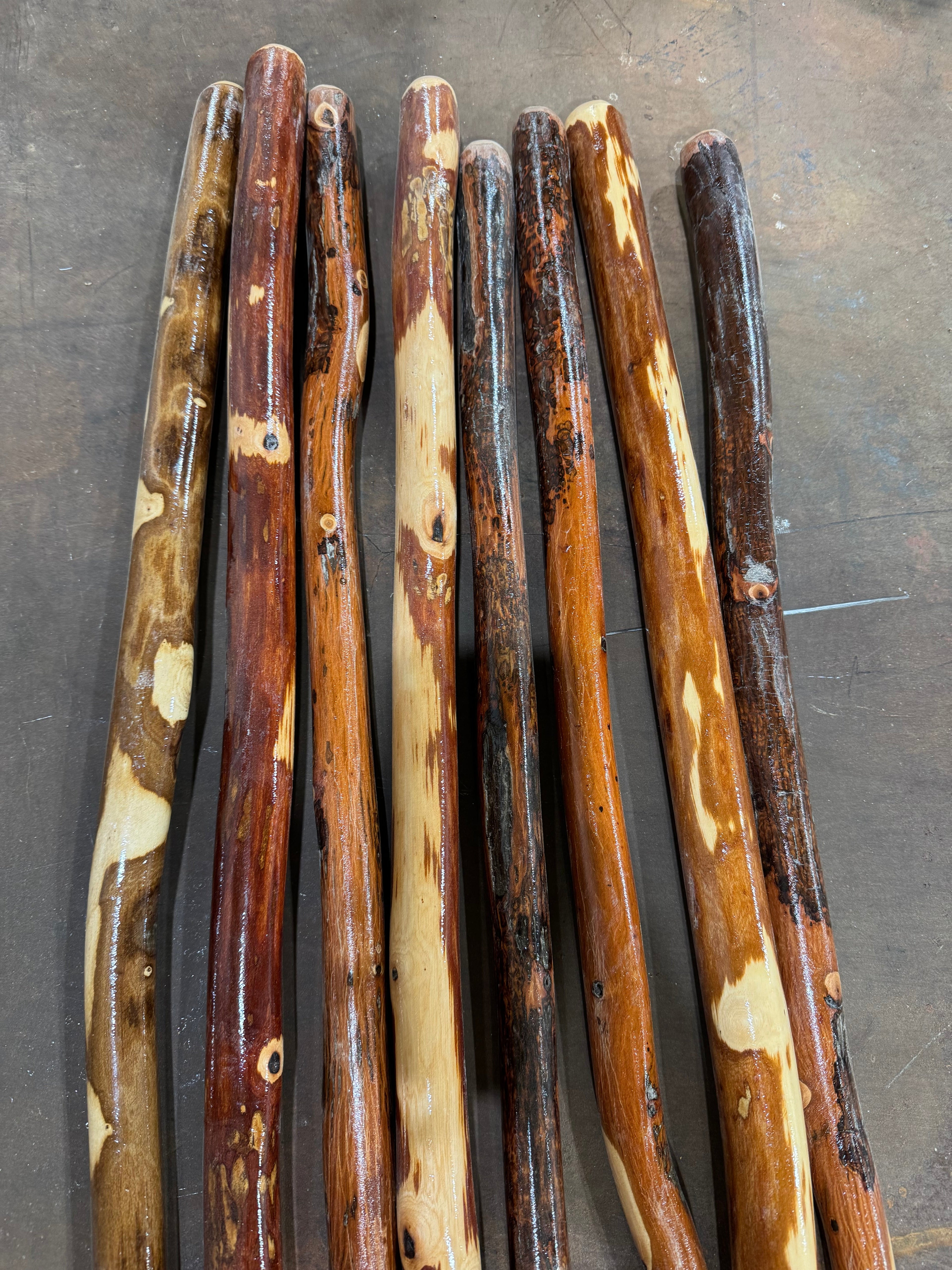 Handmade – Wooden Walking Stick (36"–72")