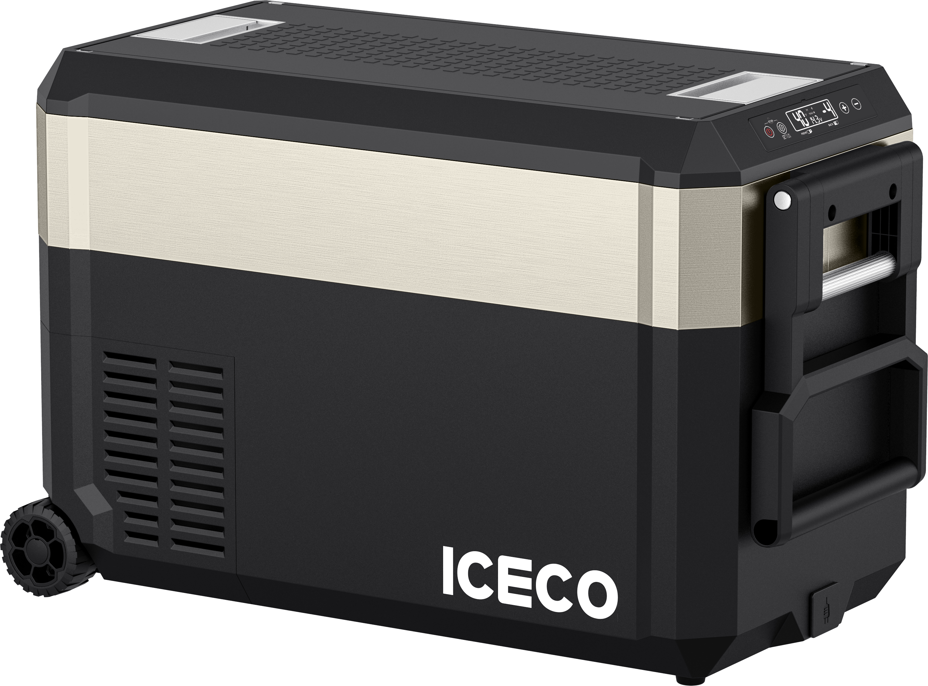 Pro Dual Zone Wheeled Portable Freezer 40 LT