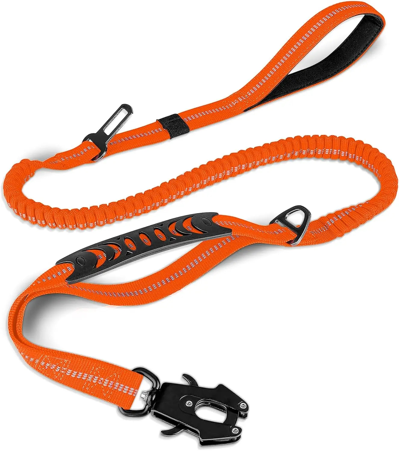 Reflective Shock Absorbing Pet Leashes Car Seatbelt