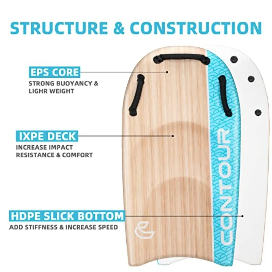 45'' Body Board Handles  Two Person  Bodyboard