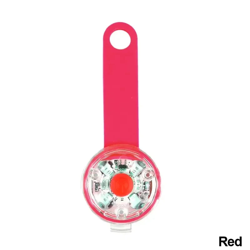 Dog collar, weatherproof LED safety light, rechargeable