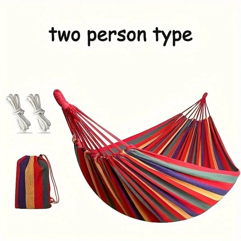 Leisure Hammock, Equipped with Tree-Friendly Straps