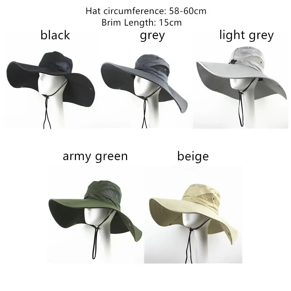 Wide Visor Brim  UV Sun Protection Breathable