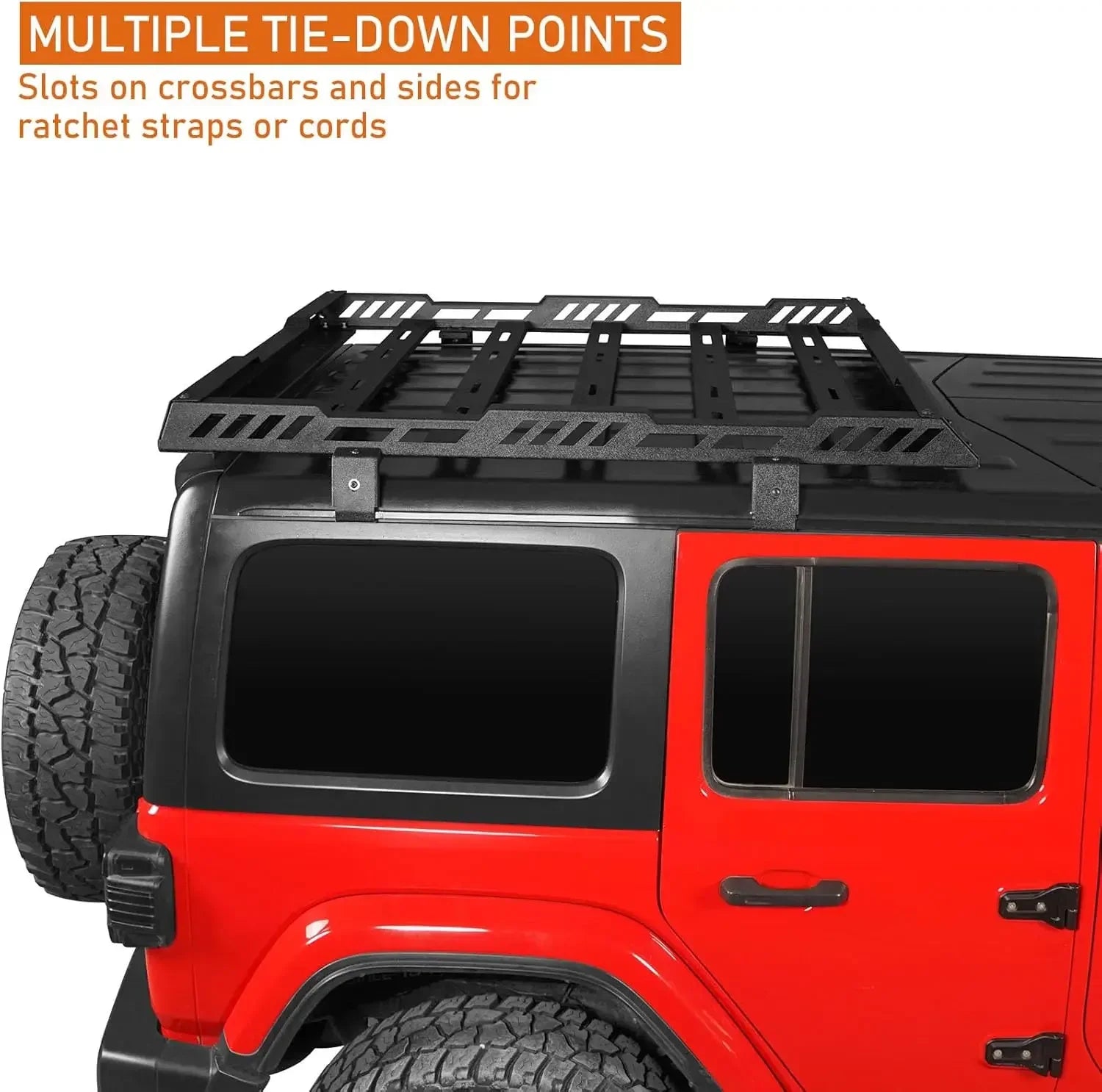 Roof Rack 2018-2025 Steel Cargo Basket Jeep