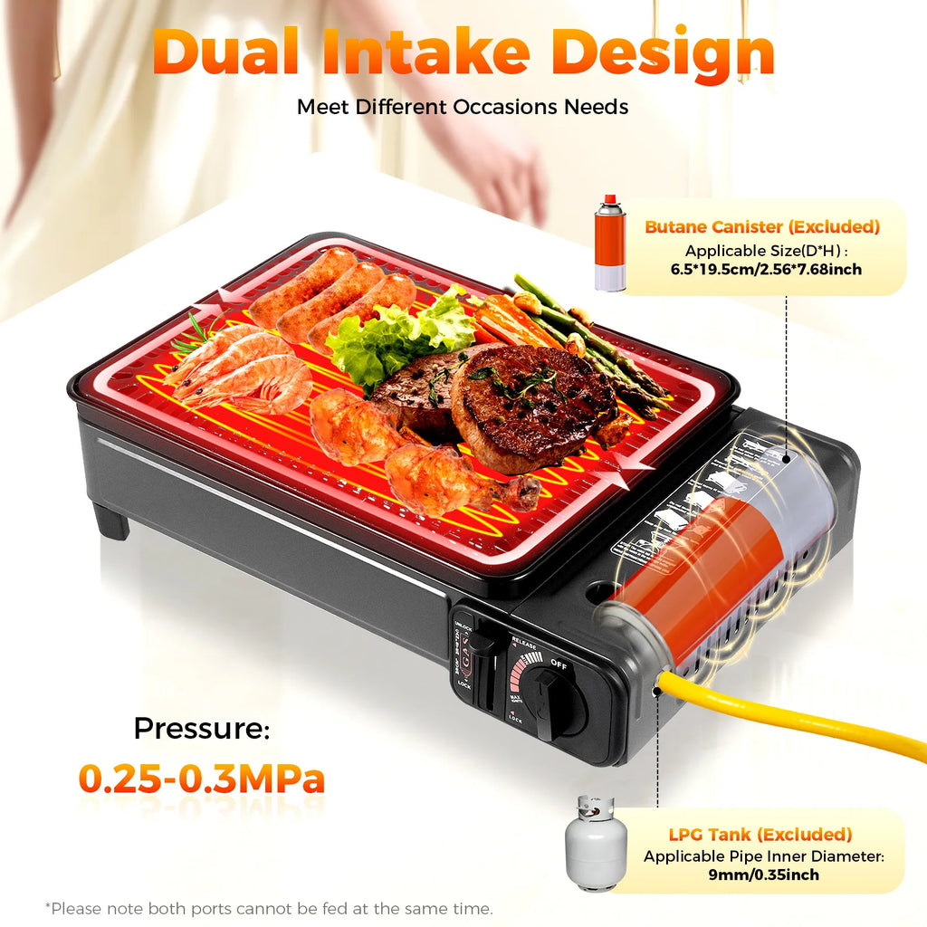 Portable Camping Grill Gas Stove Butane