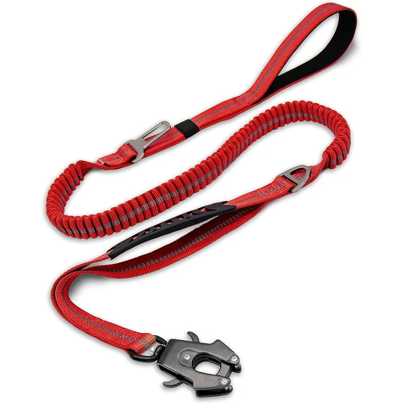 Reflective Shock Absorbing Pet Leashes Car Seatbelt