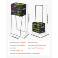 Tennis Ball Hopper Portable Pickleball Collection Caddy