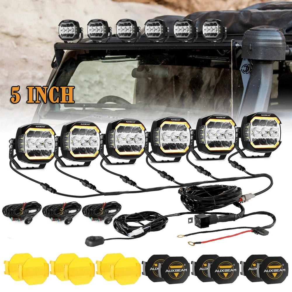 5inch Offroad LED Work Light Pods Spotlights
