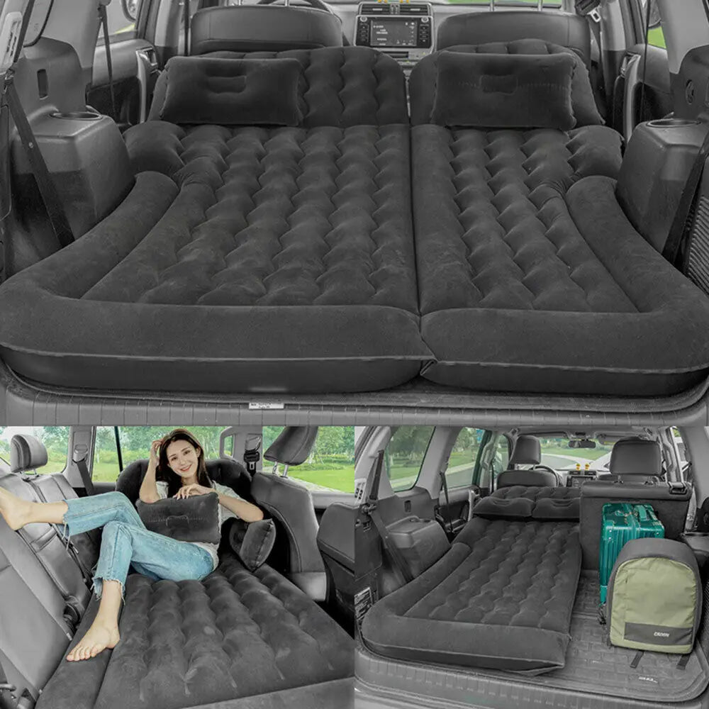 Portable Inflatable Mattress Set Car Back Seat