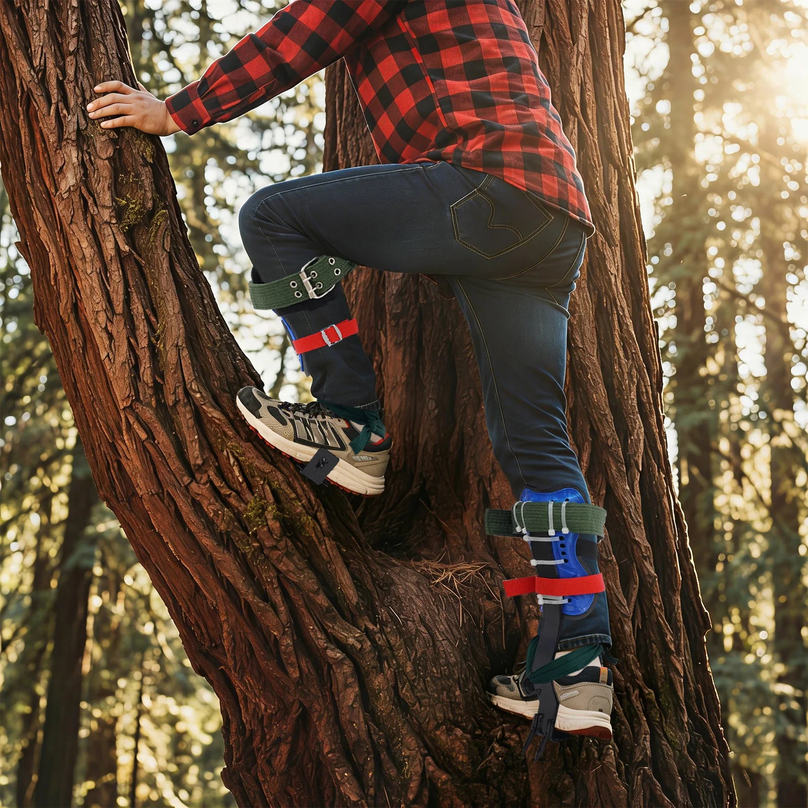Tree Climbing Spike Kit, Portable