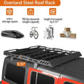 Roof Rack 2018-2025 Steel Cargo Basket Jeep