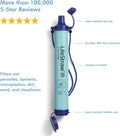Personal water filter hiking camping travel emergency use