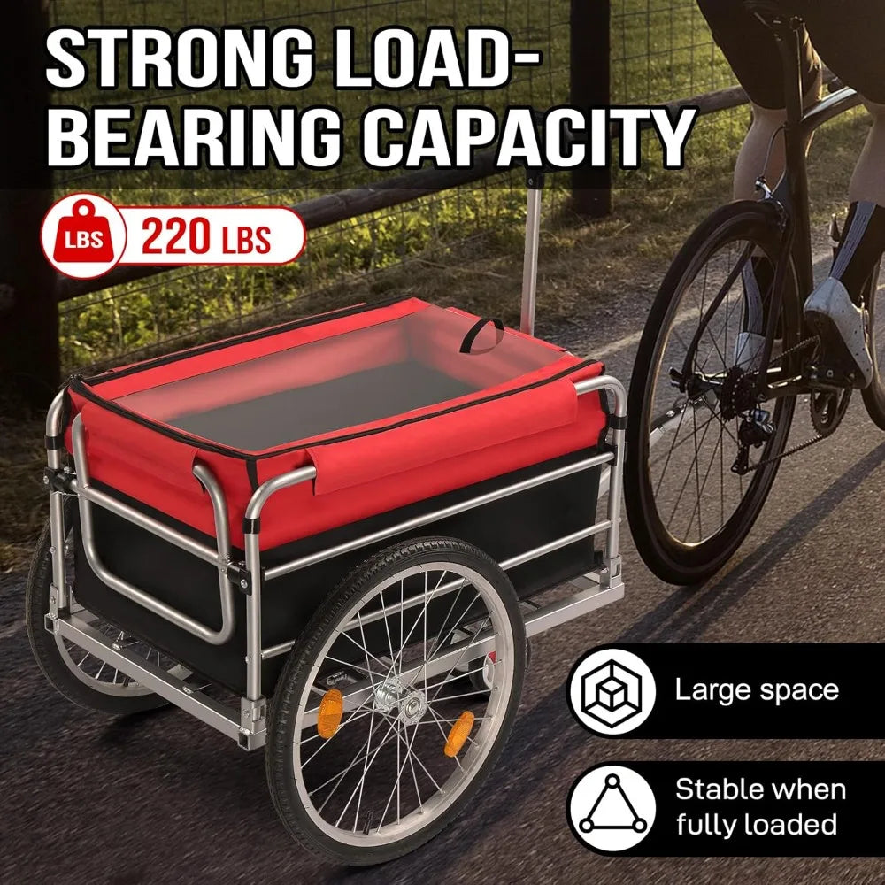 Bicycle Wagon Folding Groceries Hauler