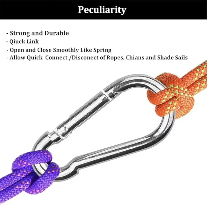 Mini Carabiner Alloy Survival Gear Mountaineering