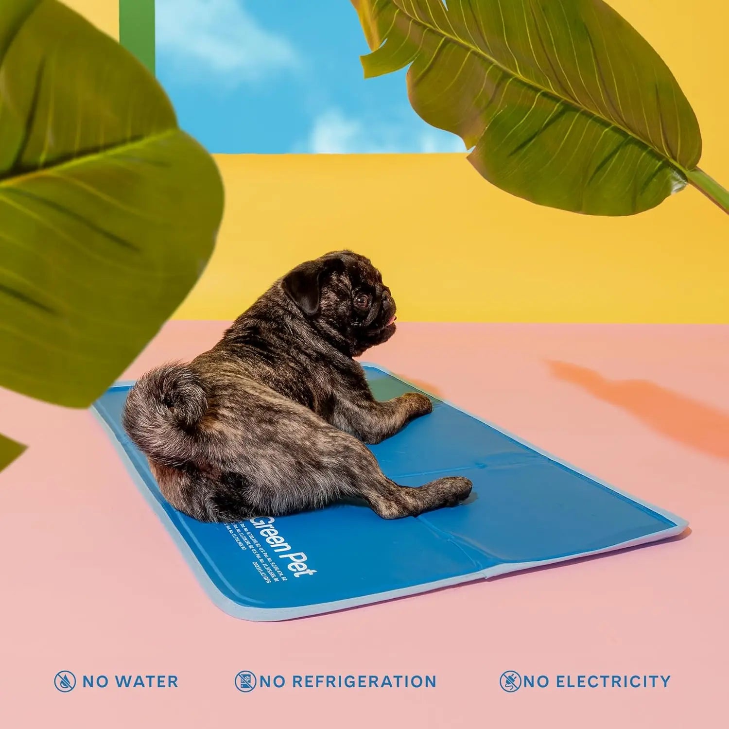 Large Blue Self-Cooling Mat Dogs & Cats