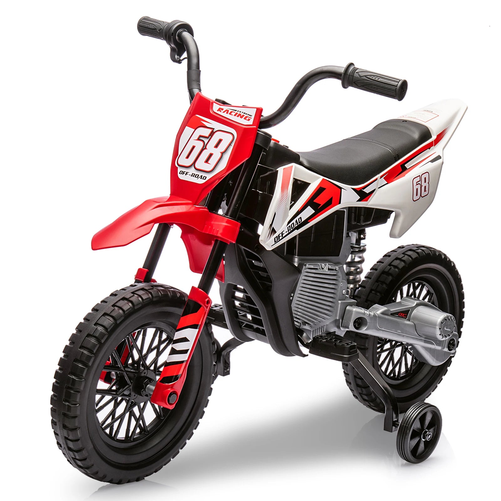 12v Kids Electric Dirt Bike with Training Wheels