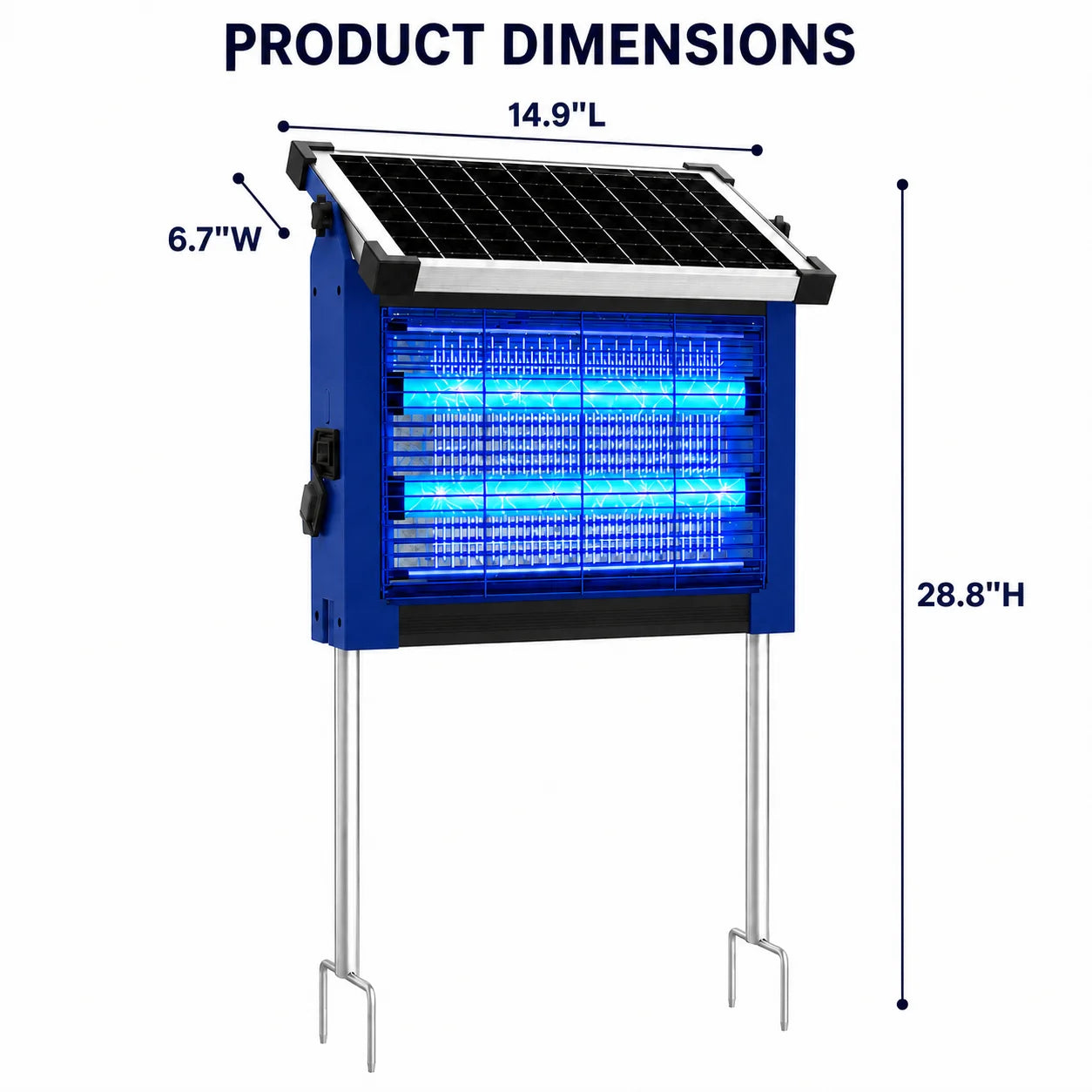 Solar Bug Zapper Outdoor Waterproof