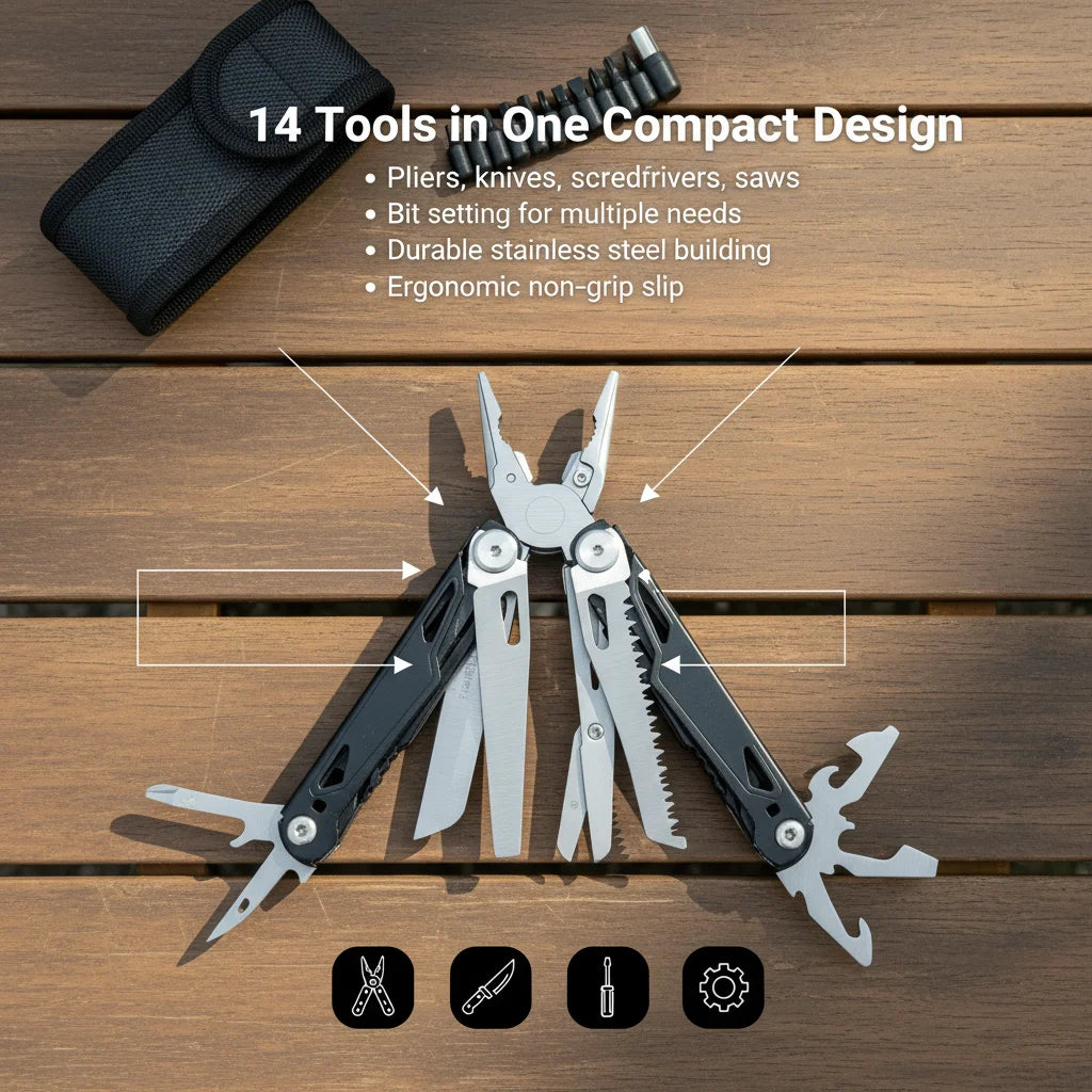 27 in 1 Multitool Pliers