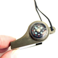 3-in-1 Compass Whistle Thermometer