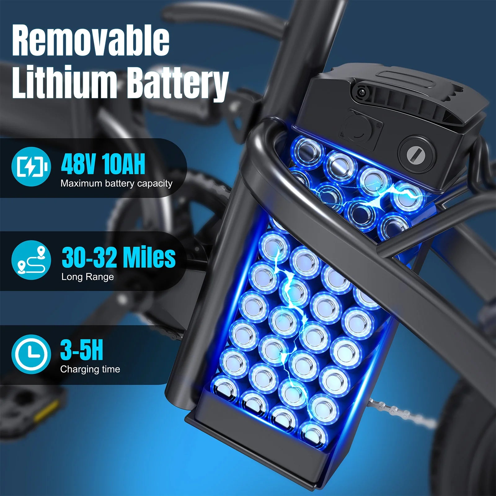14inch folding Electric Bike Multi -Shock Absorption E-Bike