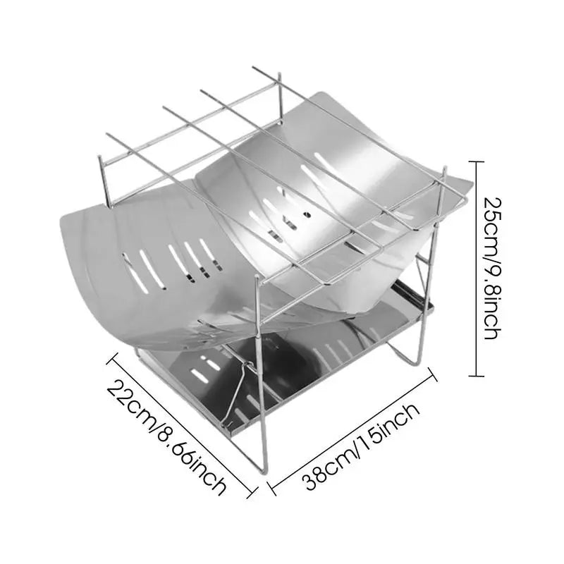 Camping Folding Campfire Grill