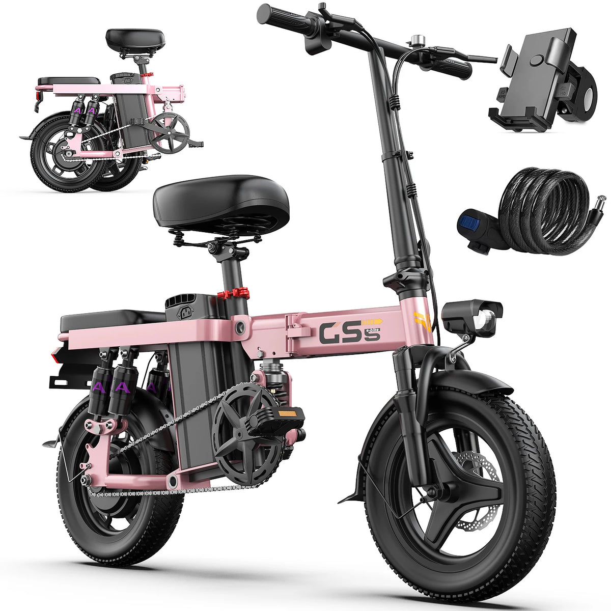 EBike,20+MPH,740W Folding Electric Bike,