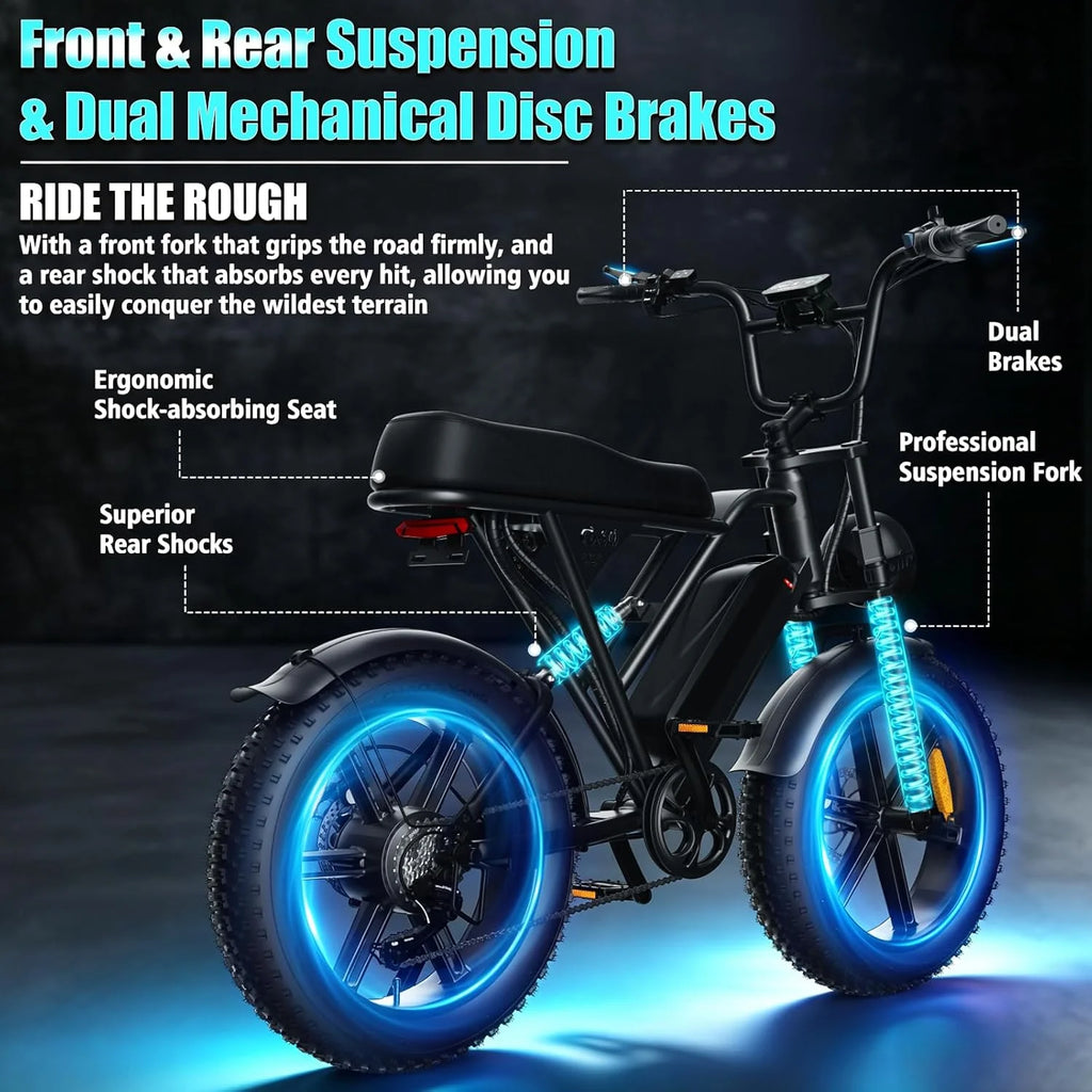 Brushless Motor Electric Bicycle  Off-road Mountain E-bike